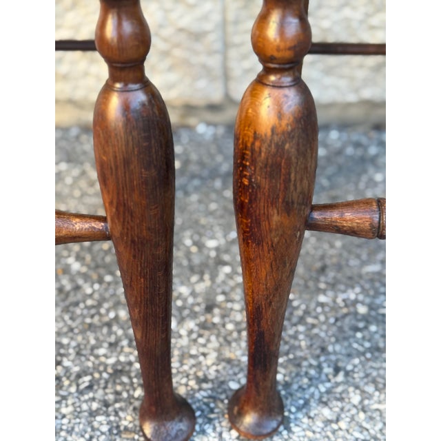 Mid 20th Century Set of 4 French Provincial Rush Seat Dining Chairs For Sale - Image 12 of 12