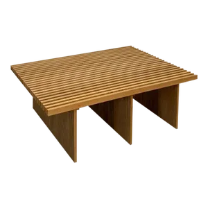 Triple Slat Bench by Vintage on Point in White Oak