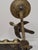 Antique 19th C. Polish Brass Bench Menorah Hanukkah Lamp Lions Birds Openwork For Sale - Image 17 of 18