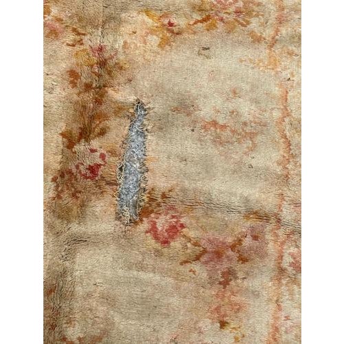 Early 20th Century French Distressed Savonnerie Carpet, 1890s-1910s For Sale - Image 5 of 18