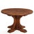 Mid-Century Modern Round French Oak Brutalist Dining Table With Hand Gouged Tabletop, C. 1940 For Sale - Image 3 of 7