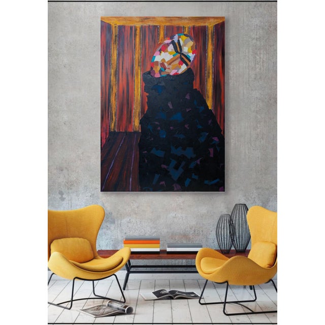 Contemporary Natalia Vypritskaia, Encapsulation, 2026, Acrylic and Oil on Canvas For Sale - Image 3 of 6