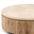 Contemporary Cream Marble Oak Contemporary Coffee Table For Sale - Image 3 of 3