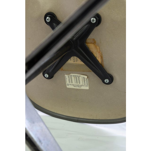 Vintage Mid Century Eames for Herman Miller Bright Green Chairs For Sale - Image 11 of 12