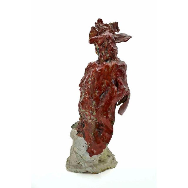 Sirio Pellegrini, Modern Parrot Sculpture, 1960s, Terracotta For Sale - Image 4 of 5
