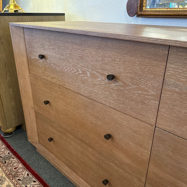 West Elm Matias Dresser, Hudson Oak Wood For Sale - Image 9 of 12