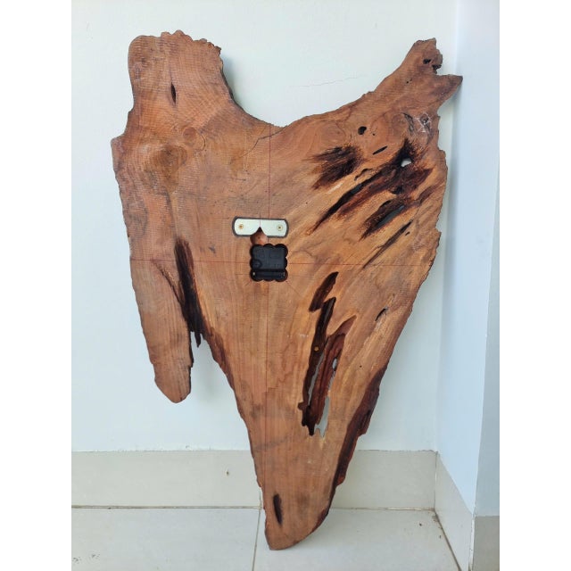 Bleeding Heart - One-of-a-Kind Handcrafted Driftwood Wall Clock Sculpture For Sale - Image 14 of 18