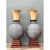 Vintage Monumental Sculptural Wood Urns - A Pair For Sale - Image 11 of 12
