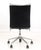 Modern Black Leather & Chrome Swivel Office Chair For Sale In New York - Image 6 of 6