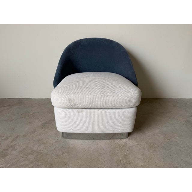 Contemporary Minotti Lawson Lounge Armchairs by Rodolfo Dordoni, Italy For Sale - Image 3 of 12