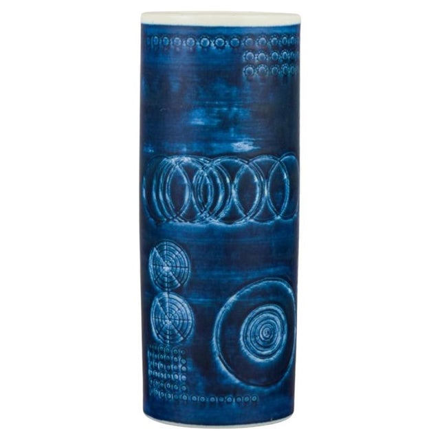 Ceramic Large Modernist Ceramic Sarek Vase by Olle Alberius for Rörstrand For Sale - Image 7 of 7