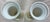 Glass Painted Milk Glass Vases, Set of 2 For Sale - Image 7 of 8