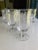 1950s Vintage Clear Rose Etched Juice Glasses Set of 4 For Sale - Image 5 of 5