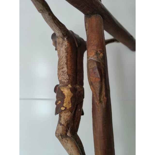 Romanesque Christ, 17th Century, Fruitwood For Sale - Image 15 of 18