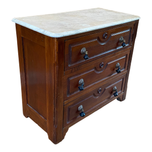 Late 19th Century Marble Top Chest