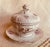 Ceramic Antique French Porcelain Sauce Tureen & Underplate, Circa 1820, Rose Floral For Sale - Image 7 of 12