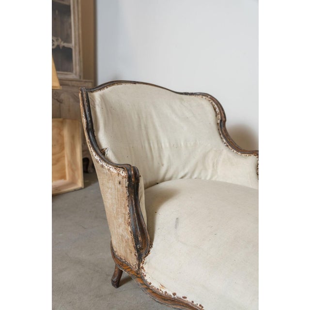Antique French Louis XV Duchesse en Bateau Chaise Longue For Sale - Image 14 of 14