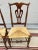 American A Pair of Country Queen Anne Rush Seat Side Chairs, Hudson Valley of New York, Circa 1760’s For Sale - Image 3 of 12