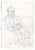 Graphite on paper by New York artist Myriam Cahn (1933-2018). This was in with a number of drawings of Carnegie Hall, so...