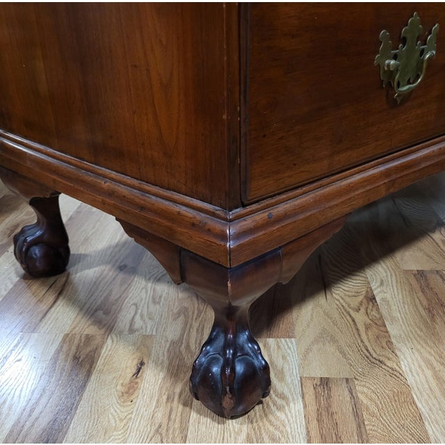 Antique American Early 19th C Mahogany Chippendale Ball & Claw Slant Front Desk For Sale - Image 15 of 15