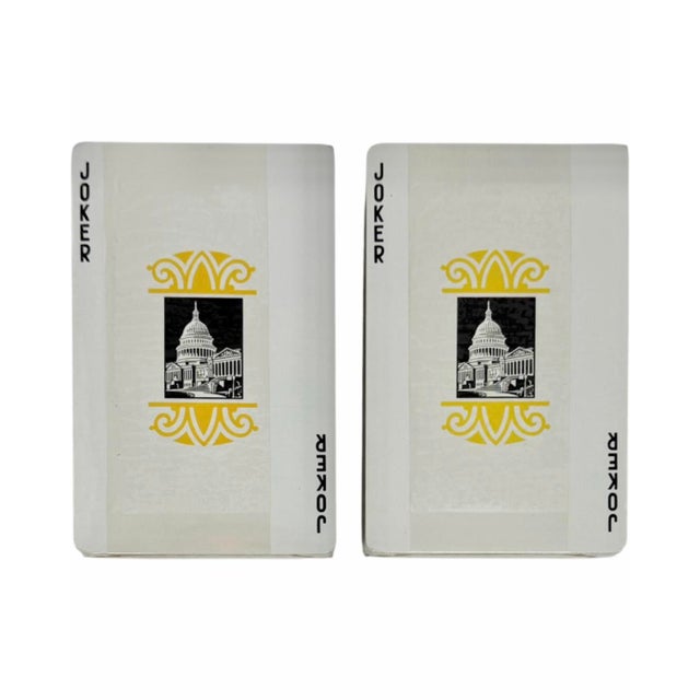 Asprey & Co. Asprey London Double Deck Playing Cards With Green Leather Case For Sale - Image 4 of 13