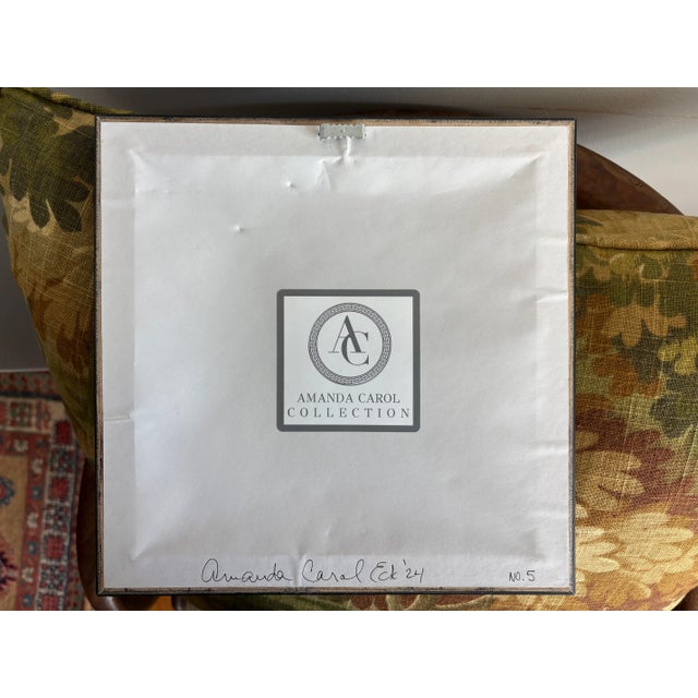 2024 Amanda Carol Collection Original Abstract Oil, Framed For Sale - Image 4 of 6