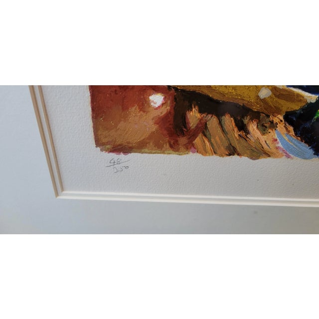 Figurative Serigraph Hazel Soan Waterfront III Artist Signed Numbered 48/350 1991 For Sale - Image 3 of 8