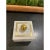 Offered is a white marble trinket box with gold details. Versatile size to use in any space in your home.