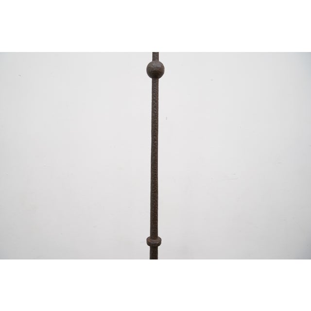 2000 - 2009 Formations Iron Lightning Rods With Cast Stone Base - Set of 2 For Sale - Image 5 of 12