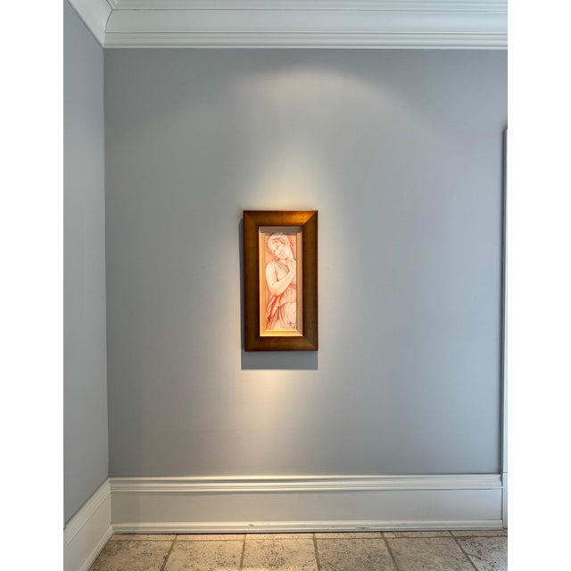 Original Signed Drawing by the Twins Bugagiar Danzatrice Study for the Three Graces Florentine Neo Classical Art For Sale - Image 12 of 15
