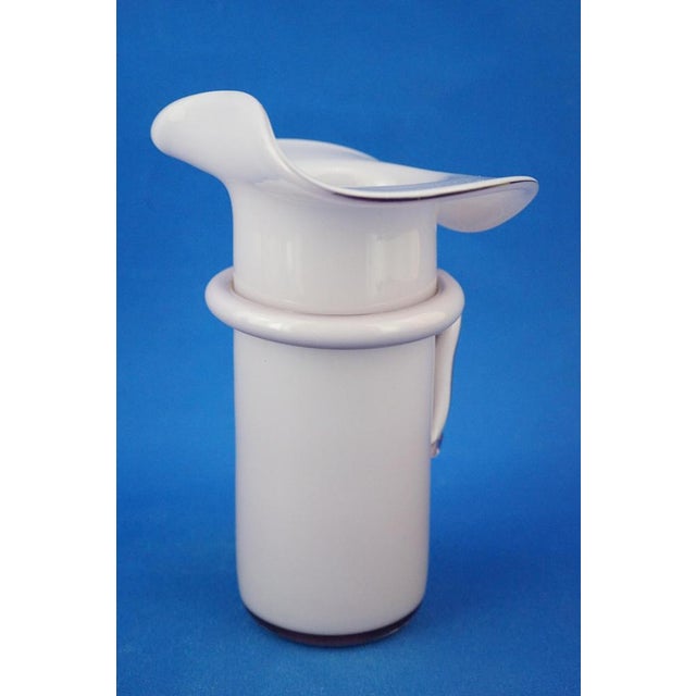 Mid-Century Modern 20th Century Purple Sommerso Glass Hat Vase from La Murrina, Italy, 1970s For Sale - Image 3 of 18