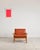 Brutalist Lounge Chair in Oak and Leather by Tage Poulsen, Denmark, 1970s For Sale - Image 4 of 16