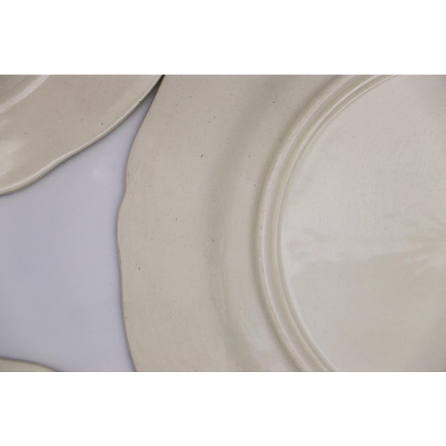 1960s Set of Five Gien France Rambouillet Dinner Plates Hare, Hand-Painted, Earthenware For Sale - Image 13 of 17