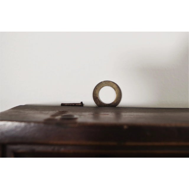 Hand-Carved Painting, 1950s, Textile & Wood, Framed For Sale - Image 17 of 18