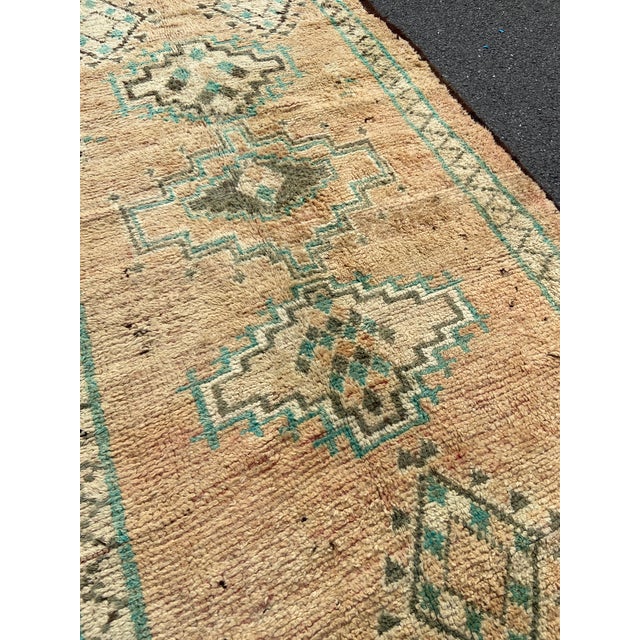 Tribal 1970s Boho Chic Moroccan Boujaad Rug- 5′3″ × 11′10″ For Sale - Image 3 of 7