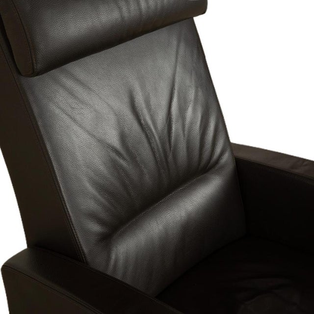 Brown Lindberg Leather Chair from Wittmann For Sale - Image 8 of 16