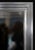 Contemporary Mirror With Beveled Glass With Silver Giltwood-Style Frame For Sale - Image 3 of 7