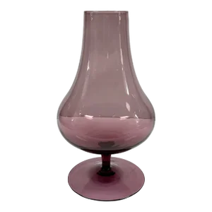 Mid 20th Century Amethyst Glass Pedestal Vase