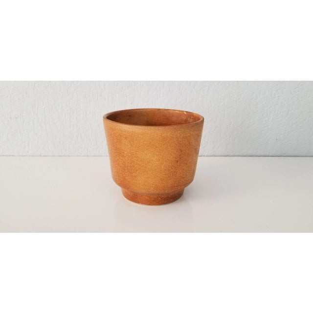 This is a beautifully made, hand thrown and sculpted studio pottery bowl / small planter with a gorgeous Brown glaze. It...
