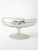 Mid 20th Century Vintage Floral Satin Glass Compote Pedestal Dish For Sale - Image 5 of 6