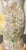 Glass Vintage Botanical Reverse-Decoupage Glass Table Lamp With Pierced Brass Base For Sale - Image 7 of 12