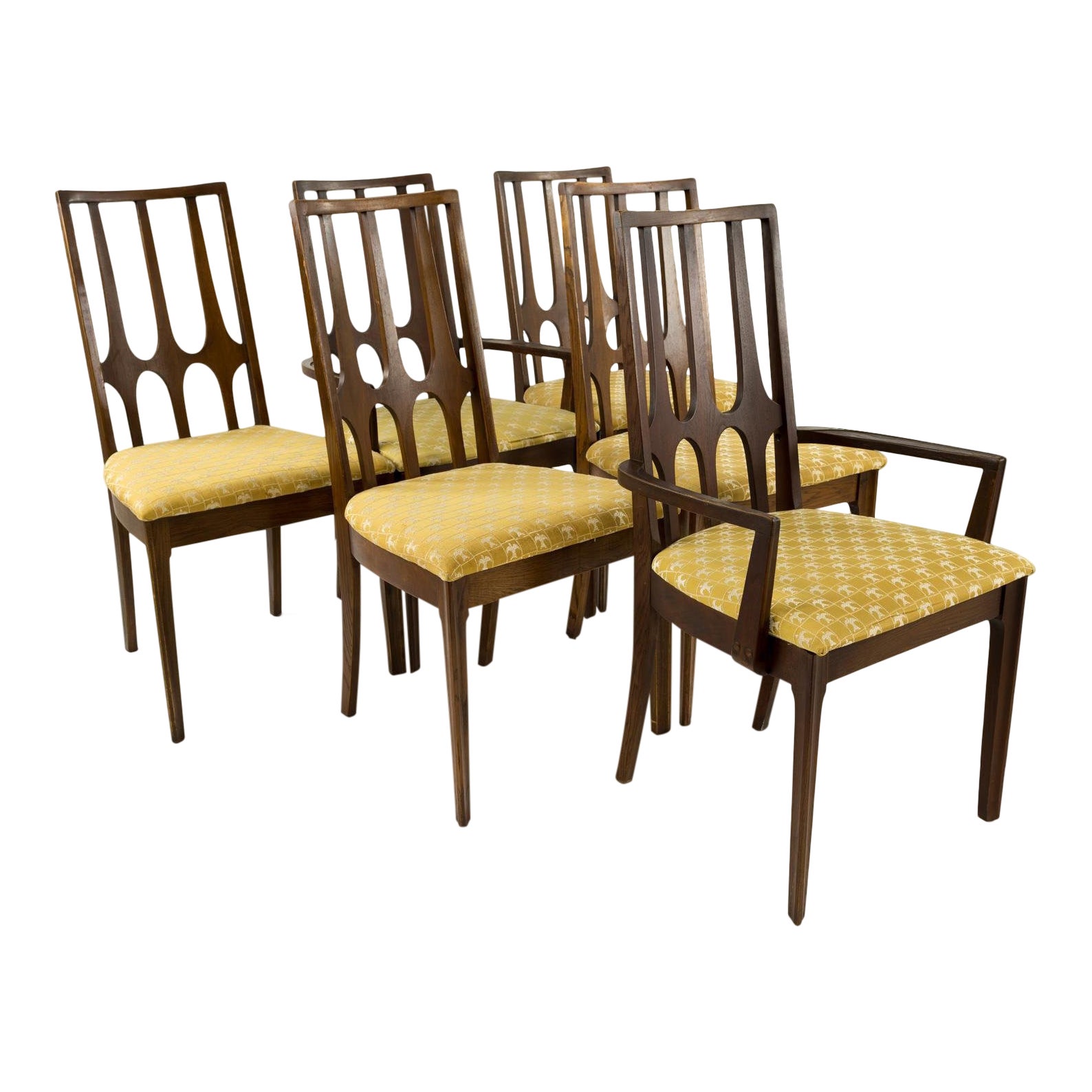 Vintage Broyhill Brasilia MidCentury Dining Chairs Set of 6 Chairish