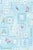 Textile Mahjong Tile Grasscloth Wallpaper by House Party | Bam Blue | 8 Yards For Sale - Image 7 of 8