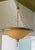 1990s Pasquale Miranda for Feiss, 24” Hollywood Regency Etched Authentic Alabaster Chandelier Seller Offering Free Chairish in Home Delivery For Sale - Image 9 of 12
