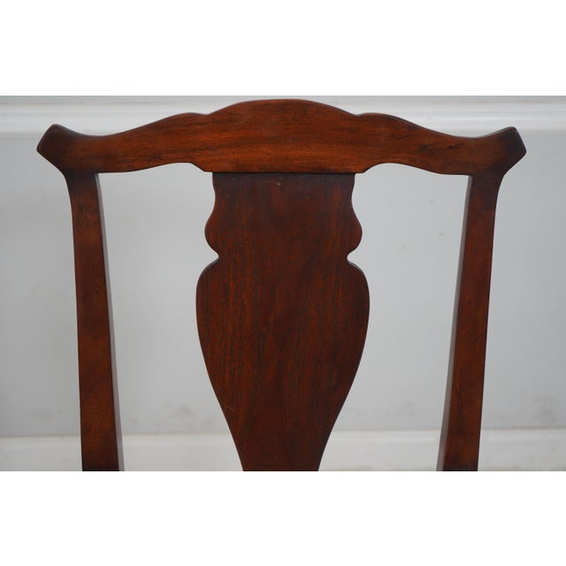 2010s Set of 8 Theodore Alexander Country Chippendale Dining Room Chairs For Sale - Image 5 of 12