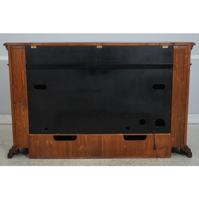 Francesco Molon Italian Walnut Tv Lift Cabinet For Sale - Image 17 of 18
