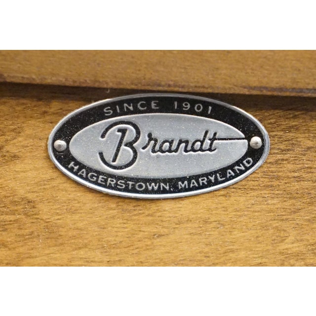 Brandt Furniture Solid Cherry Italian Neoclassical Tuscan Style 32" Modular Cabinet For Sale - Image 10 of 11