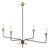 Contemporary Ava 4-Light Chandelier by Lowcountry Originals For Sale - Image 3 of 3