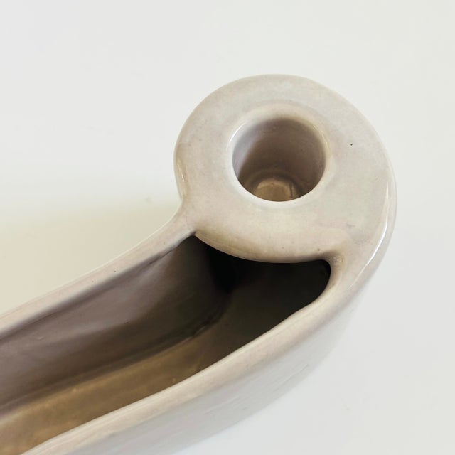 Royal Haeger Curvy Ceramic Candle Holder Planter For Sale In San Francisco - Image 6 of 10