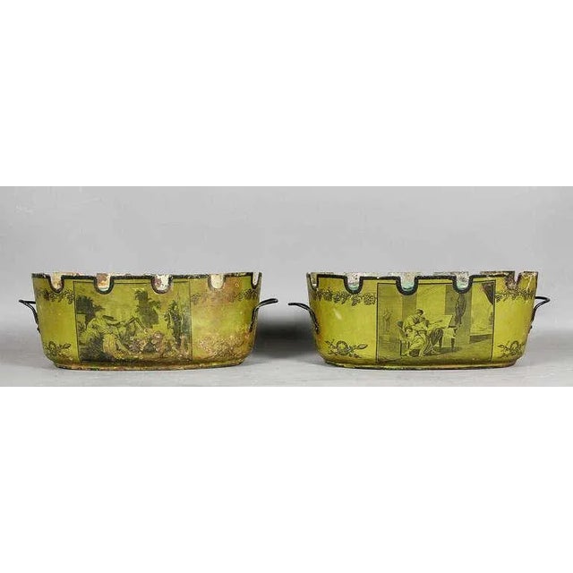 French Empire Tole Verrieres - a Pair For Sale - Image 4 of 11